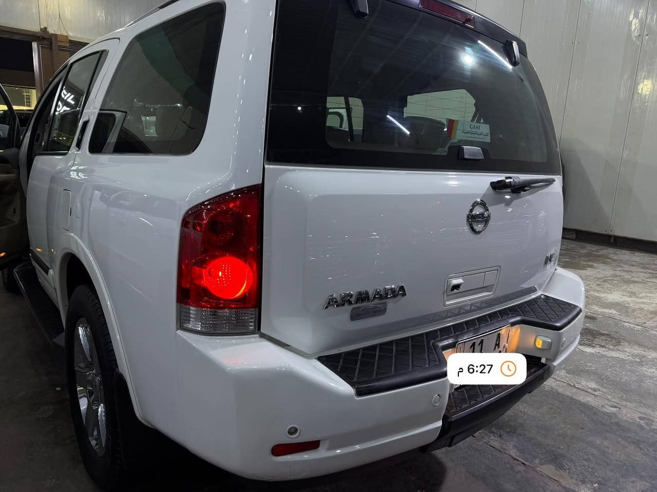 السلام عليكم ارماده 2011 خليجي وكالة ماشي 88 كم عل وضع شركة جديده لوك اخت زيرو تجي لسيارة حسب ماشي 10 ألف 
فول موصفات رقم بغداد بسمي مكان بغداد *********** باقي تفاصيل اتصال
