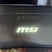 شاشتين • سامسونج مكسوره • MSI مقوسه