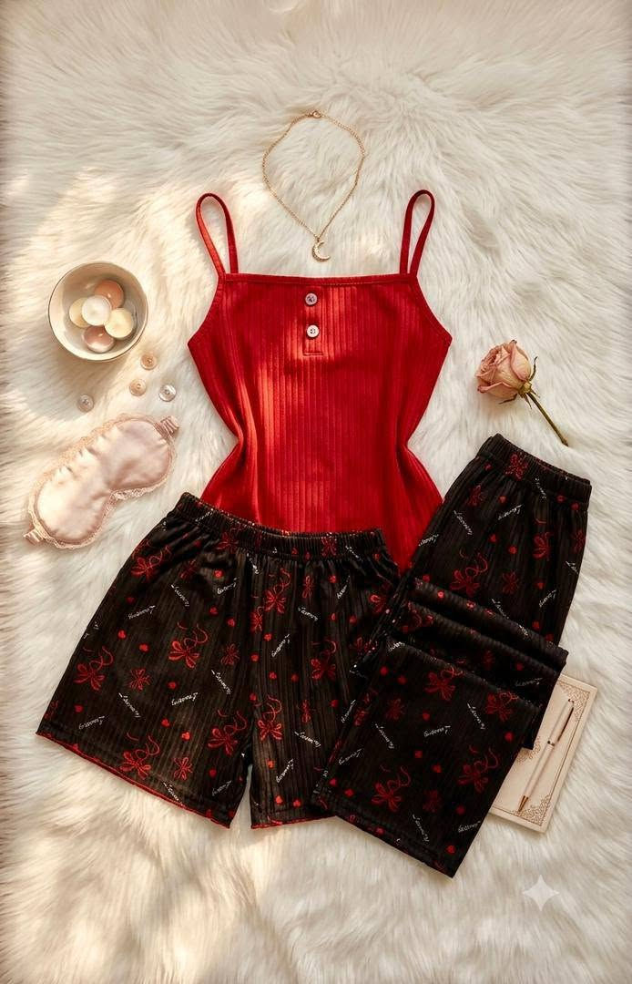 بيجاما تلت قطع✨ 
قماش ريب قطن صيني بارد✨ 
فري سايز ✨
قالب كبير
40….48 ❤️🤗
السعررر 🔥🛍️


**إذا كنت صاحب هذا الإعلان وتريد حذفه لأي سبب، رجاءا أرسل رسالة إلى الدعم الفني**
