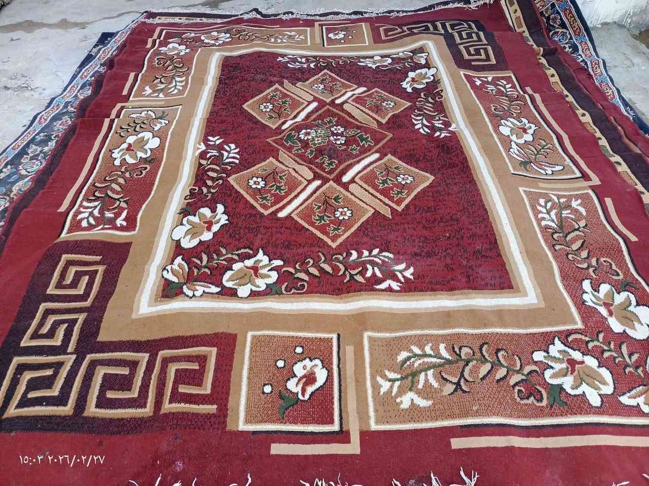 سجاد مستعمل بصوره جيده ٥ قطع قياساتهم موجوده بصوره سعره القطعه ٥٠ الف وبيه مجال الطيبين رقم*********** توجد خدمه توصيل انحاء كربلاء المقدسه
