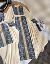 فستان رمضاني • دابل تركي • مقاسات ٣٨-٤٨