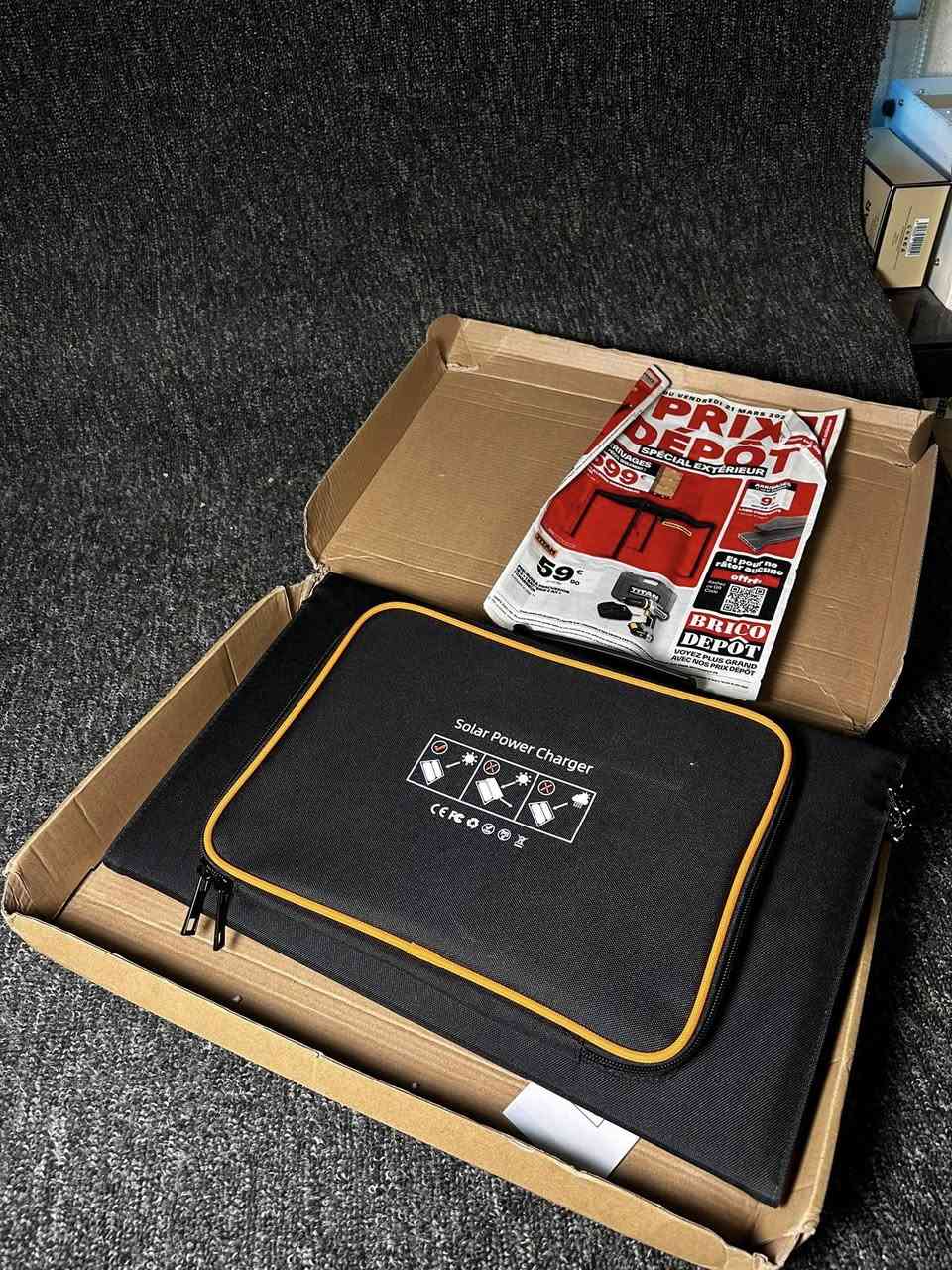 لوح طاقه شمسيه 
من شركة Fullsun 
60 واط
حجم كبير مواصفات داخل الصور
4 طبقات
جديد غير مستخدم


**إذا كنت صاحب هذا الإعلان وتريد حذفه لأي سبب، رجاءا أرسل رسالة إلى الدعم الفني**