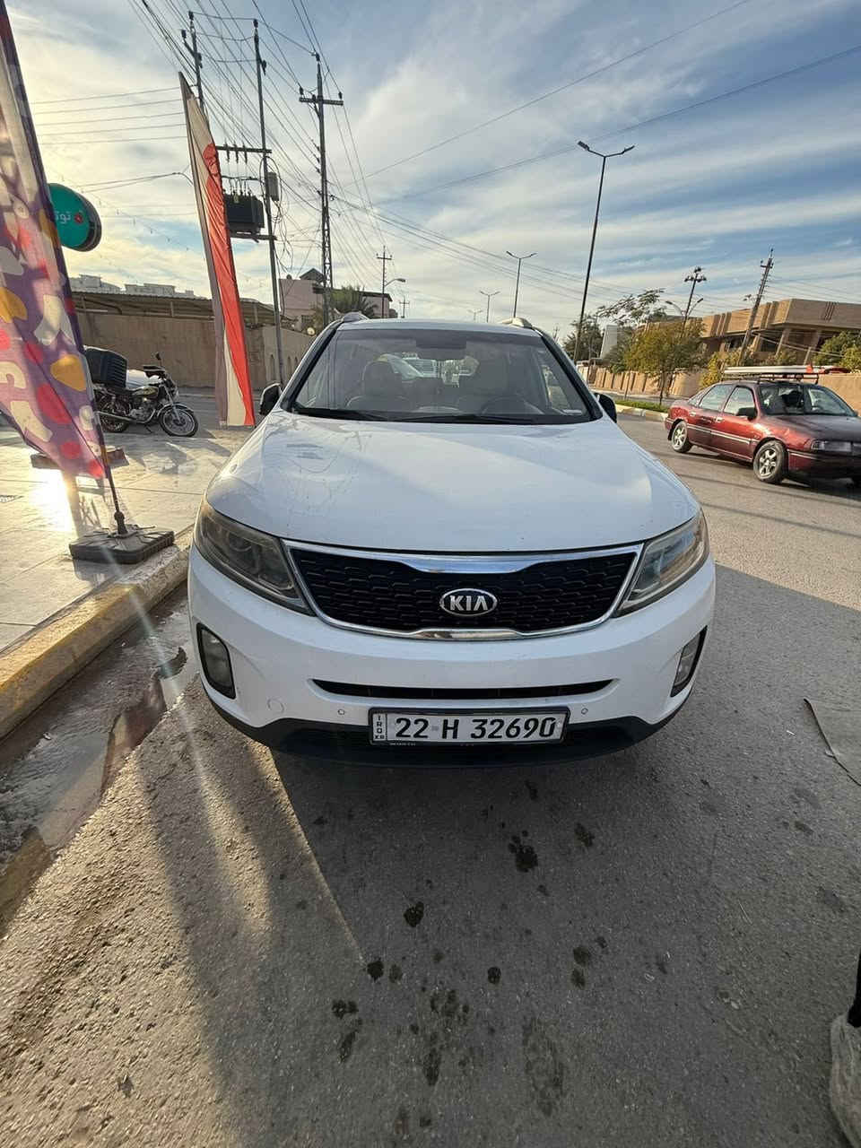 ‏سلام عليكم ‏سيارة سورنتو موديل 2015 سيارة نظيفة مبدل مكينة قير جدد شرط بيها 5 قطع مثل ماوضح بصوره  داخلها مخمل صدر حداديه كهربائيات كلها شغالة سيارة نظيفة حساسات امامي خلفي شاشة ديجيتال سيارة باسمي تحويل ثاني يوم رقمها أربيل السياره انضف من  الصور مال جناي كلش ناعمه ماشالله رقم صاحبها ***********مكان السياره انبار فلوجه سعرها 147
