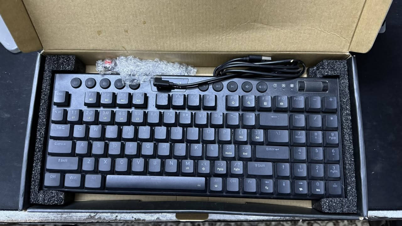 Redragon YI TKL Mechanical Keyboard
نوعه: ميكانيكل (Mechanical)
 • حجم: TKL يعني بدون Numpad الصغير مال الأرقام على اليمين
 • إضاءة: RGB / Chroma
 • سويتشات: Red Switch (Dust-Proof Red)
 • مناسب للألعاب والكتابة السريعة 🎮⌨️

معنى TKL:
TenKeyLess يعني الكيبورد أصغر من الكامل حتى يعطي مساحة أكثر للماوس.
مستعمل نظيف جداً على گد الفحص مو مال امزون ولا هالسوالف شتريتها لان انهجبت بشكلها لكن ماستعملتة لان عندي لوجتك مغناطيسي كلكاتها  
مكان كركوك وسعر ٤٠ وبيها مجال


**إذا كنت صاحب هذا الإعلان وتريد حذفه لأي سبب، رجاءا أرسل رسالة إلى الدعم الفني**