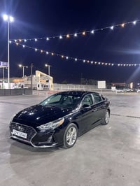 سوناتا2018 حادث جاملغ خلفي وصندوك  بدون شاصي او كص  ماشية 119ميل بصمة ...