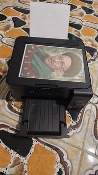 طــــابعة ابسون  l4150 حبر سائل حقن خارجي مستخدم  نظيف ٩٠%  سكنر واستن...