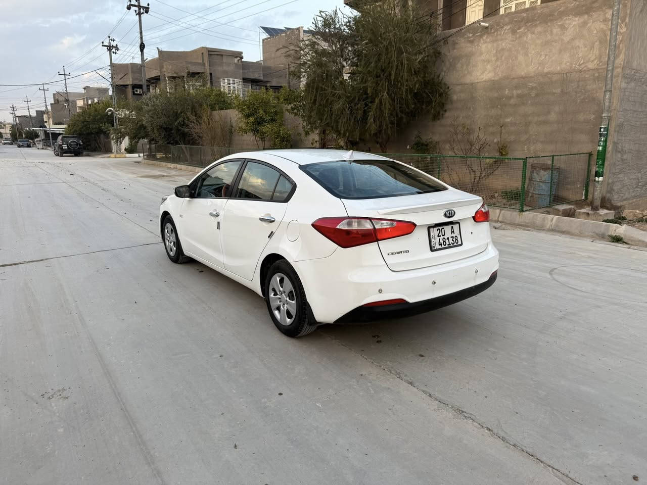 بسم الله
سيراتو ٢٠١٤ خليجي محرك ( ٢٠٠٠)
سونار بالمنشور بدون داخل 
سنوية ارقام جدد 
مكينه كير صدر تبريد كله تمام ✔️ 
ماشية ١٣٠ ك 
سعر ( ١١٠ ) ديالى بعقوبه ( ***********)
