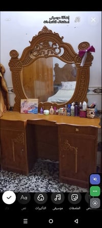 غرفه اخشاب • مستعمله ٣ أشهر • نجف