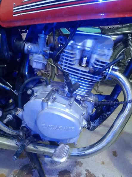 سلام عليكم دراجة كلك للبيع نضيفة بس المحرك عوزة ترتيب225ولشراي بي خير ويدلل مكاني نجف عمود 395 مكفولة عن السرقة رقمي ‏‪***********‬‏متواجد علا الفيس
