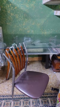 ميز كزاز • ٤ كراسي • رئاسة عبيدي