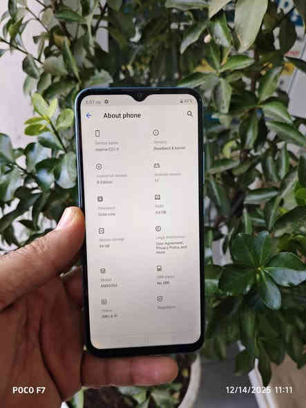 REALME C21Y 
زۆر خاوێن و جوان دەستی دوو
ڕامی 4 زاکیرە 64
پاتری 5000

نرخ : 55 قفڵی هەزار 

***********
***********

بۆ گەیاندن نرخ 5 هەزار

ناونیشان قەڵادزێ

