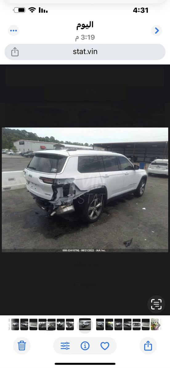 اللهم صل على محمد وال وصحبه اجمعين  السلام عليكم ورحمة الله وبركاته جيب 21  رقم بغداد
الحداث كما موضح في الصور فئة لمتدد كشن  كهرباء تبريد ثلاث قطع توقف ذاتي  7 راكب Vip ثلاث قطع تبريد ماشيه 65الف ( كم  )باسمي سياره  حساس النقطه العمياء إطفاء ذاتي في الازدحام وبعد اهوايه بيه موصفات بيع وامراوس حسب القناعه للاستفسار *********** محمد مكان السياره بغداد
