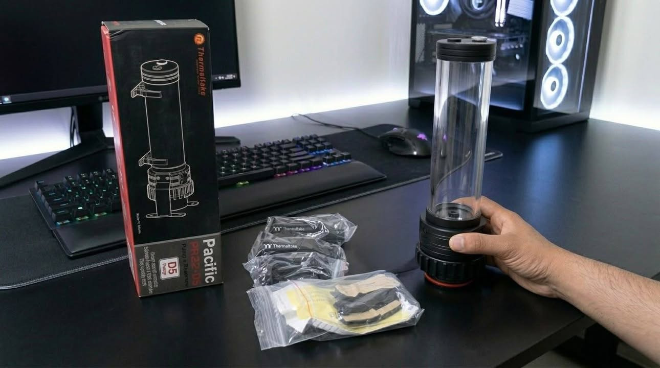 منظومة تبريد مائي جديدة وغير مستخدمة بالكامل، نوع عالي الجودة ومناسبة
المكونات:

* Thermaltake Pacific PR22-D5 (خزان + مضخة D5)
* Thermaltake Pacific W1 CPU Block (بلوك تبريد المعالج)
* Radiator من شركة Bykski

المنظومة كاملة بحالة جديدة ولم تُستخدم نهائياً.

السعر المطلوب: 170 دولار للقطعة كاملة

للعلم فقط، سعر المضخة وحدها في المواقع يتجاوز 170 دولار، لذلك السعر يعتبر فرصة ممتازة مقارنة بباقي القطع معاً.

للمهتمين يرجى التواصل في التعليقات أو على الخاص.

يمكن التفاوض بشكل بسيط جداً عند الجادين فقط، مع الرجاء عدم المساومة أو التقليل من قيمة القطع


**إذا كنت صاحب هذا الإعلان وتريد حذفه لأي سبب، رجاءا أرسل رسالة إلى الدعم الفني**
