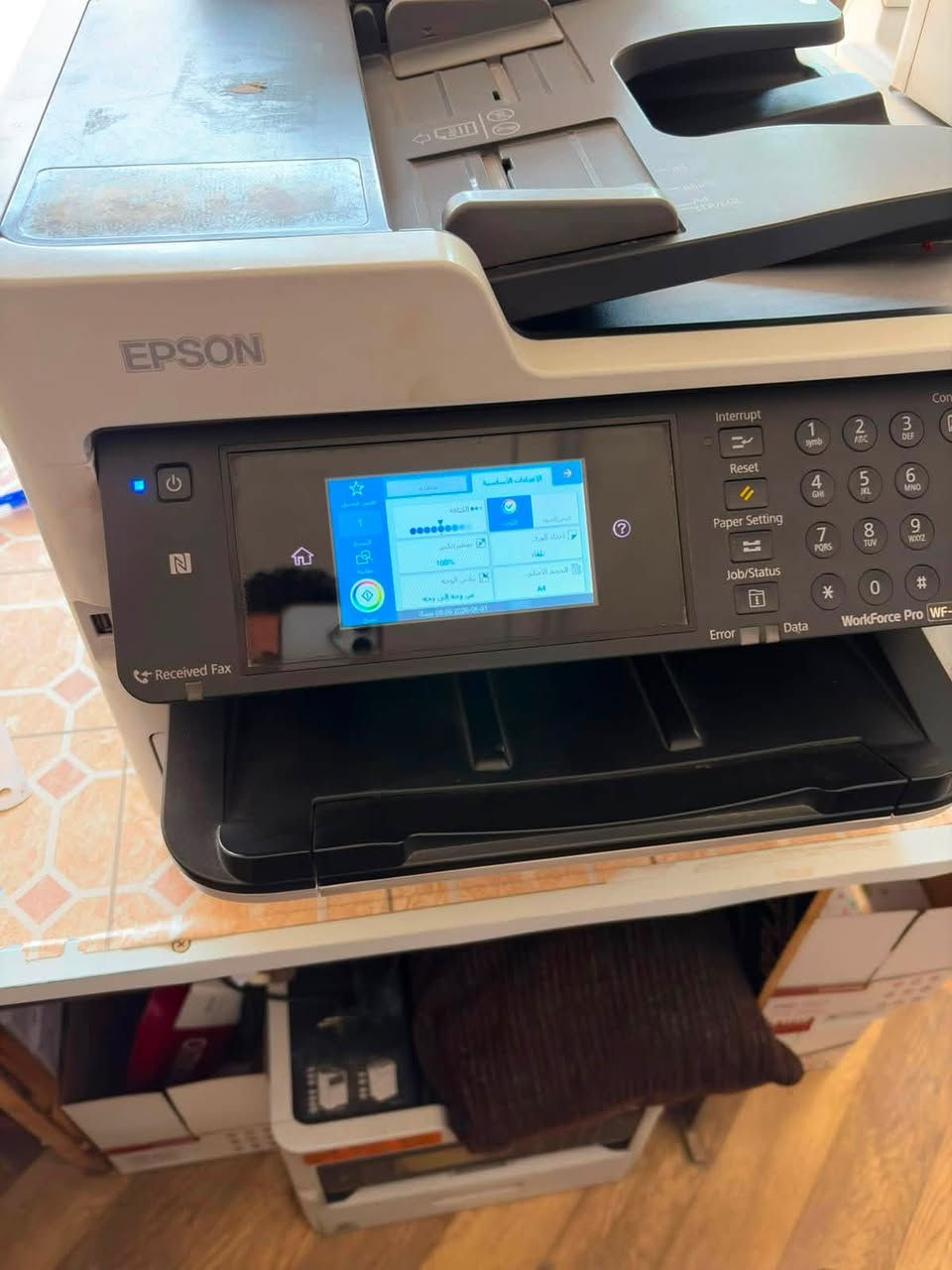 � للبيع طابعة Epson WorkForce Pro WF-C5790A 📢
🖨️ طابعة أبيض وأسود متعددة الوظائف
مناسبة للمكاتب والشركات، تتميز بسرعة عالية وجودة طباعة ممتازة مع دعم النسخ والمسح الضوئي والفاكس.

✅ طباعة أبيض وأسود
✅ نسخ مستندات
✅ سكانر ملون عالي الدقة
✅ فاكس مدمج
✅ شاشة لمس ملونة سهلة الاستخدام
✅ مغذي أوراق أوتوماتيكي (ADF)
✅ اتصال Wi-Fi وLAN وUSB
✅ مناسبة للاستخدام المكتبي المكثف

🔹 الحالة: مستعملة بحالة جيدة وتعمل بكفاء


**إذا كنت صاحب هذا الإعلان وتريد حذفه لأي سبب، رجاءا أرسل رسالة إلى الدعم الفني**