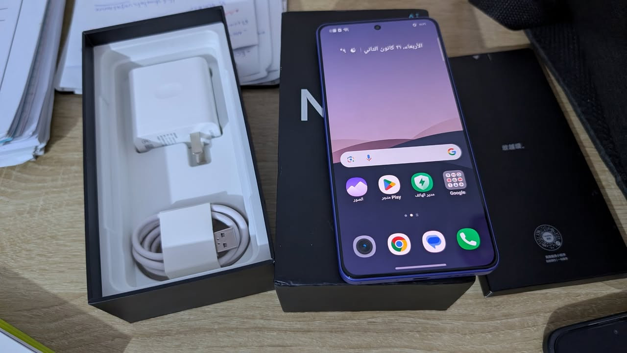 موبايل Realme Neo 7 نسخة صينية روم عالمي
معالج قوي جداً فئة رائدة +Dimensity 9300
 ببجي على 120 فريم ثابت 
ذاكرة 12/256 
بطارية عملاقه 7000 شاحن 80 واط 
نظيف جدا  كامل ملحقات 

السعر 395 الف 🥊 سعر ثابت 🥊
  عنواني كربلاء و متوفر توصيل 
***********
