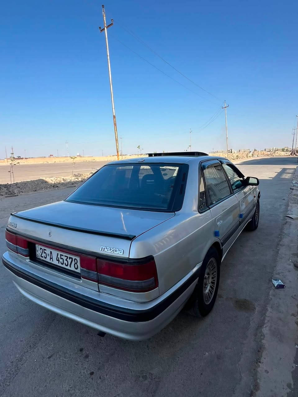 السلام .. عليكم الحلال للبيع
مازدها 626 موديل -1992
سنتر لوك 4ابواب شغال 
ويلكب سوبر بلادي وتخم تاير 
غرفت السياره لوك 
محرك 8 بخ مكفول  نوزل   تبريد بلادي عايزه راديتر
كير عادي مكفول بسعر37  وبيها مجال 
صدر امامي خلفي جديد بور مشط جديد 
كهربائيات / السياره كلها شغاله كهرباء شغل
مسجل شغال باتري جديد كيج بانزين وحماوه شغال 
السياره مصبوغه عام بدون ضربها بدون خياس شواصي فرممه مكفوله شرط 
محرك / وكير /. وصدر / وكهربيات / وغرفت السياره / مكفوله. رقم25  /كركوك  الجديد سنويه جديدها شرط التحويل /مكان السياره تكريت القادسيه رقم ***********
بسعر37 وبيها مجال

