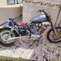 ياماها فيراجو ٤٠٠ كاردن الدراجة نضيف شاصيها مابيها حادث مكينتها نضيفة ...