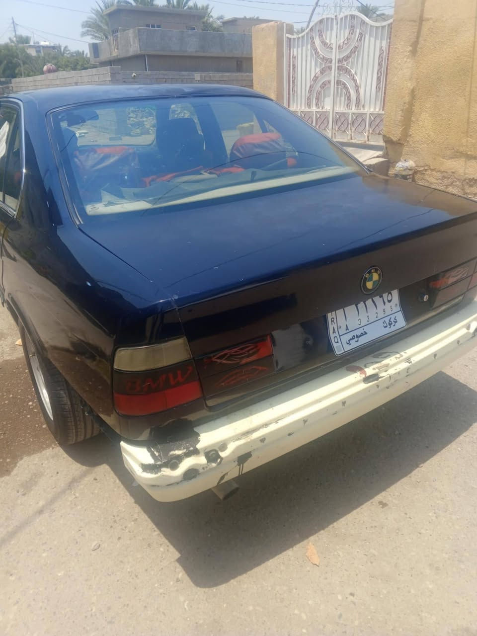 بي ام 520 كير عادي سنويه تفاصيل سياره كامله نقصه دعاميه خلفيه سنويه صاقطه السعر 30 وعليهه غرامه 800 تنزل من سعر السياره  *********** مكانه ديالى بني سعد
