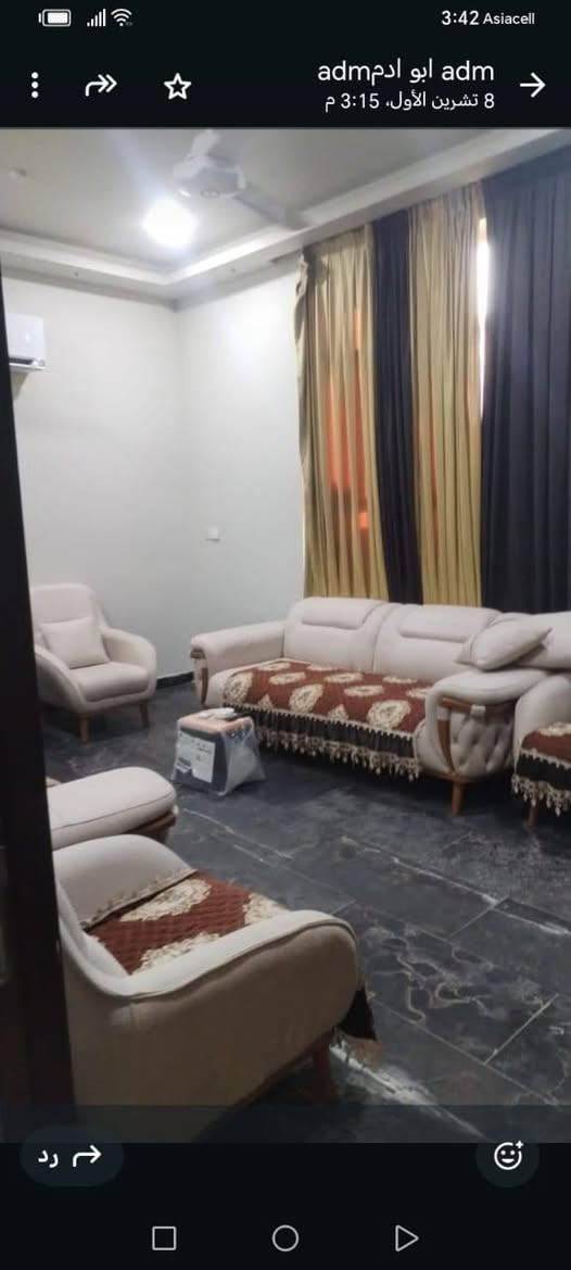 الدار للبيع ١٠٠م واجهه١٠ نزال ١٠ اربع غرف نوم واستقبال ومطبخ وصحيات مدخلين درجه اولى البوعيثه مجمع السلطان الثالث للاتصال ***********و*********** مكتب جبل الوادي للعقار والاستثمار
