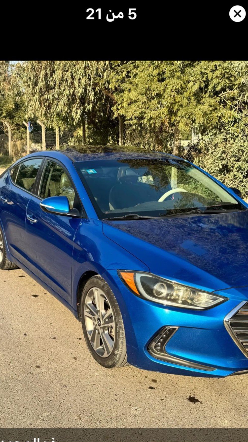 سلام عليكم موديل الانترا      ١٧ ازرق جويتي وارد امريكي حادث موضح سونار صور جاملغين تبديل اصلي صبغ بنيد نص جاملغ خلفي كله واضح داخل سونار باقي سيارة مكفوله فول موصفات بصمه شاشه كبيره فتحه فول تحكم كشنات تدفه جلد رقم بغداد بسمي كير مكينه مكفول جديده سياره مابيها اي نقص بل عافيه عل ياخذها  السعر  125وبيها مجال للشراي بغداد الكماليه رقم ‭٠٧٨١ ١٣٦ ٨٨٤٧