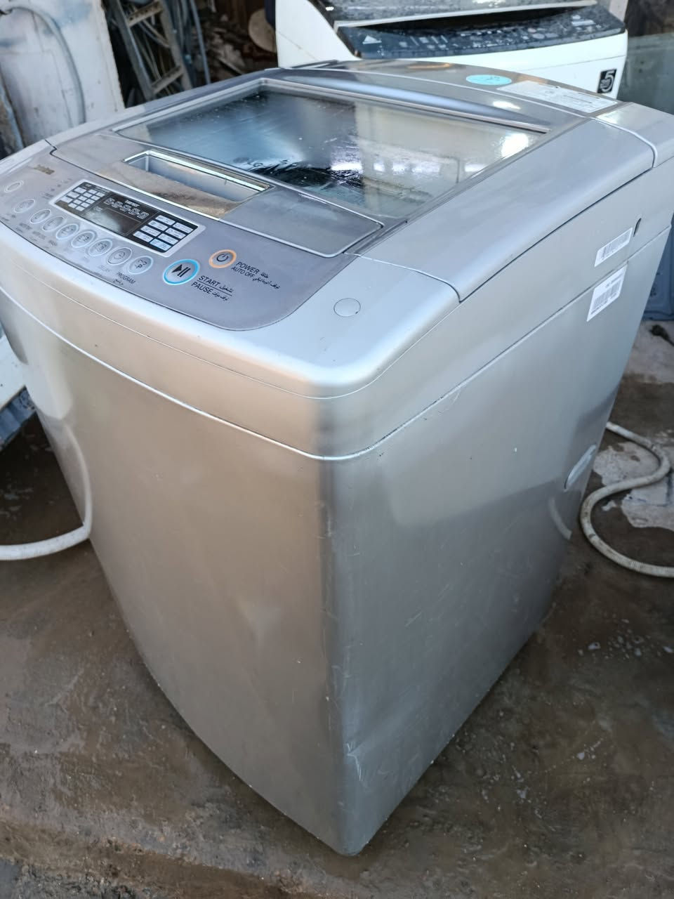 غسالة ال جي أوتوماتيك حجم ١٥ كيلو عالبلاد و ضمان سنة ب ١٦٠ 
توصيل مجانا داخل بغداد 
***********
الدورة المهدية الاولى عبدالعزيز للغسالات
