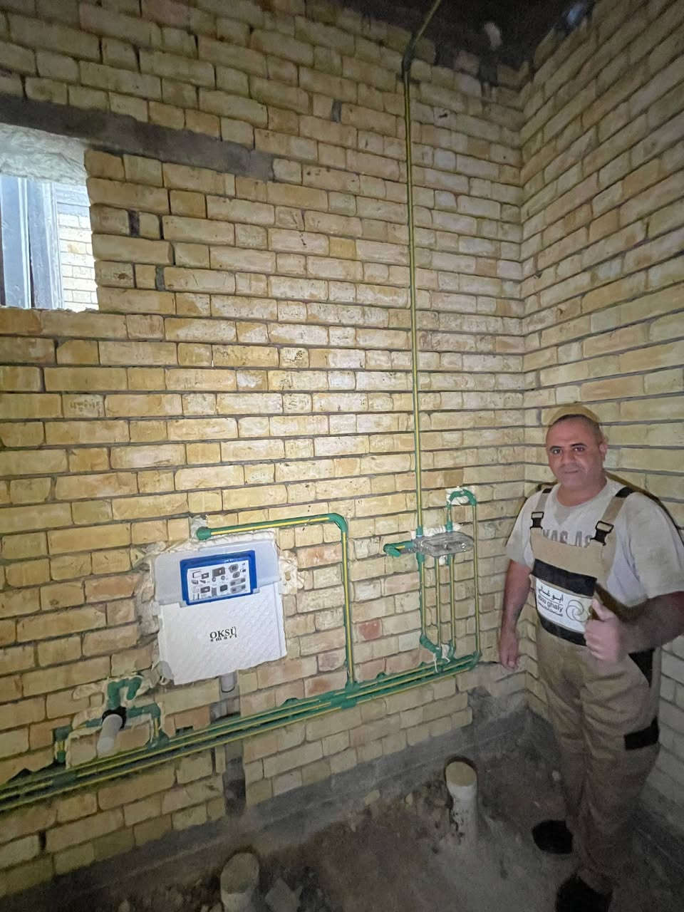 السلام عليكم
عمل اليوم بيت متكون من 10 مجموعات صحية العمل نظام نوازل متعددة 
المواد المستخدمة شركة أبو غالي للصناعات البلاستيكية الألمانيةالمصرية الوكيل الحصري في العراق الحاج ضياء النعيمي بأدارة سيد محمد ضياء النعيمي ***********
ملاحظه العمل قيد الإنشاء
