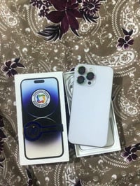 ‏سلام عليكم عندي موبايل 14 Pro ماكس جهاز ماستر 256 كامل ملحقات واستبدا...
