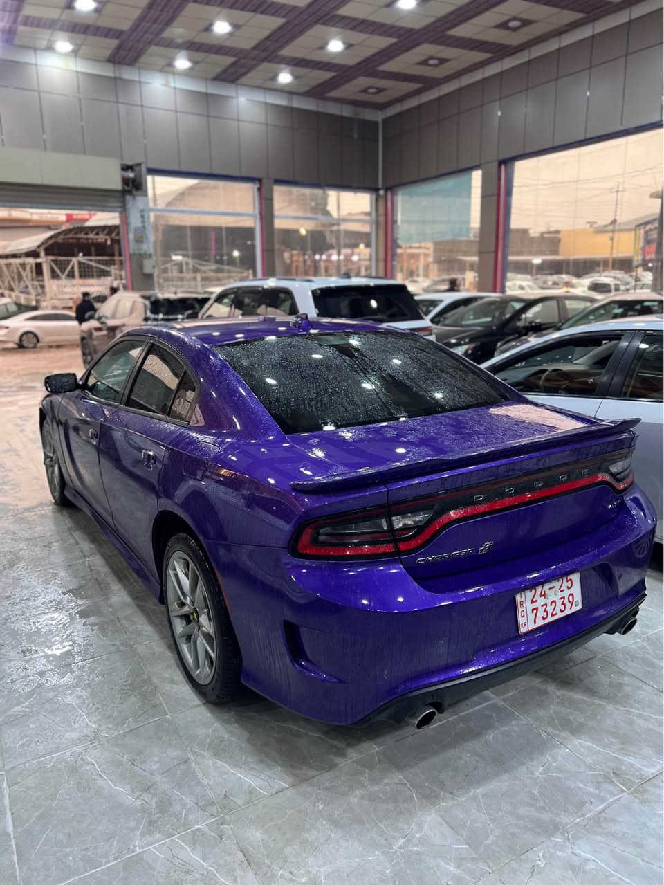 دوج جارجر لون مميز💜
موديل 2023
مواصفات:GT
محرك:V6 
ماشية:46mi
سيارة جديدة
فول مواصفات عدا فتحة
جاملوغ صبغ وباب كلير امريكا
ايرباكات سيستم
شاصي شرط
سيارة بدون رقم تترقم شمالي
سعر 220ومجال
*********** زاخو, دهوك
