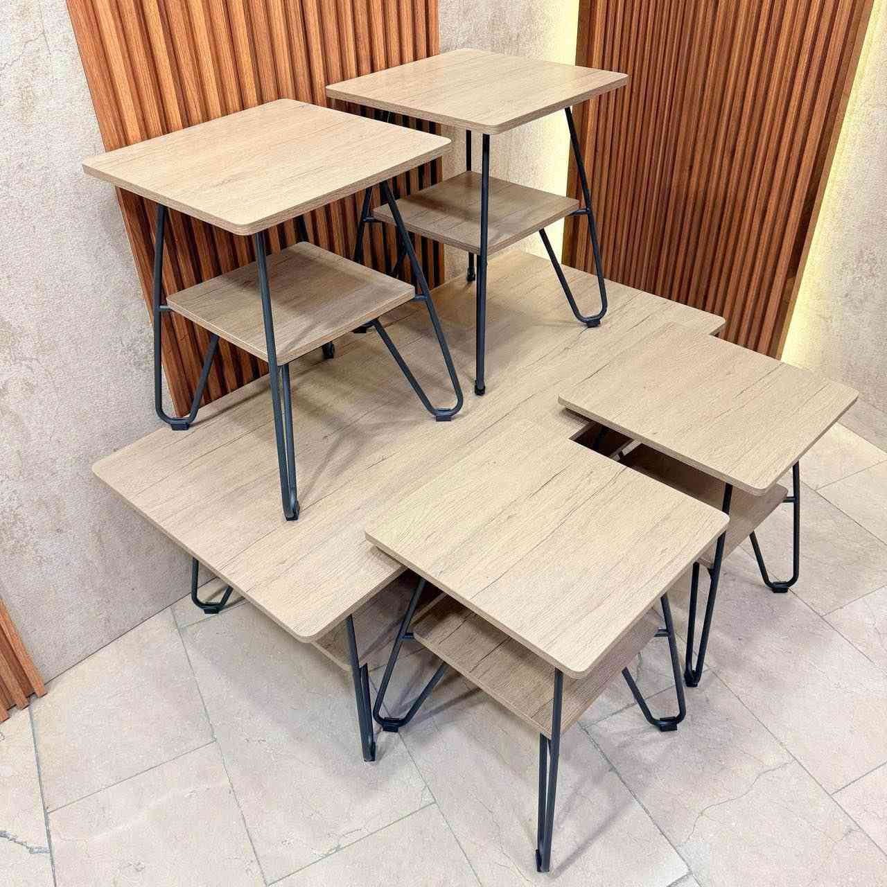 سيت طبله 4+1 سطح خشب Hdf
رجل حديد صبغ حراري 
قياس الطبله الكبيره 
ارتفاع 45 سم 
عرض 60 سم 
طول 120 سم 
قياس الطبله الصغيره 
ارتفاع 50 سم
عرض 40 * 40 سم مربع بغداد, العراق


**إذا كنت صاحب هذا الإعلان وتريد حذفه لأي سبب، رجاءا أرسل رسالة إلى الدعم الفني**