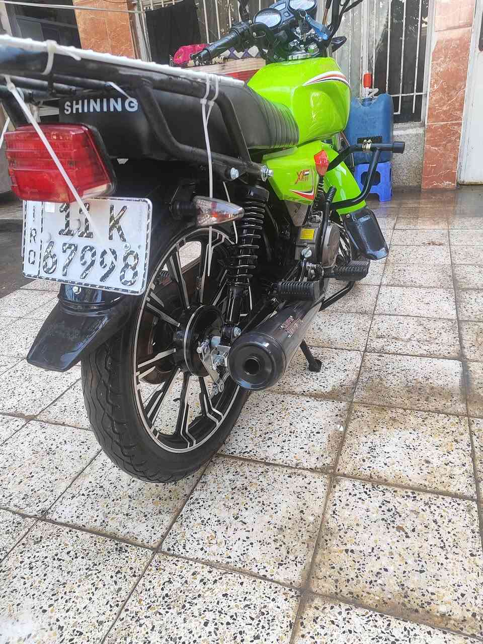 السلام عليكم دراجه شاينيك رقم وسنويه (بغداد) منزلهه قبل تقريبا 70يوم ماشيه 8الاف   الدراجه كفاله عامه   1950 قفل 
  
 *********** /الحسينيه الراشدية
