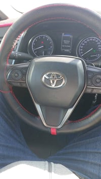 كامري ٢٢  SE مصبوغ ابيض رقم فحص موقت السعر ١٨٥ ورقه ماشيه٤٤الف  للاستف...