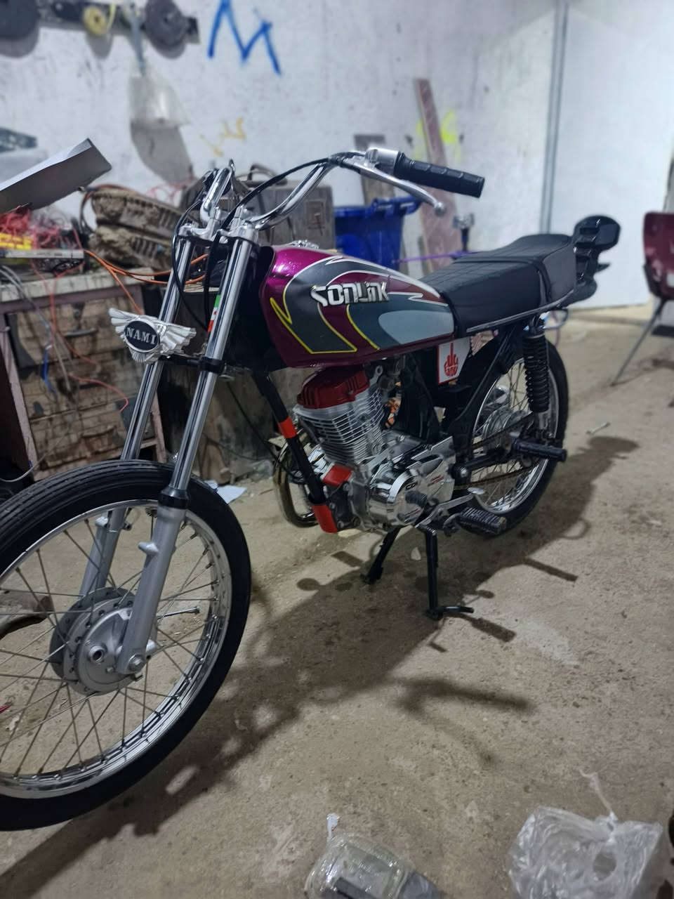 سلام عليكم دراج البيع ادوات مديل 25 دراجه مفتوحه ولفات مكاني شلهت الحجاج  سعره 550 قفل من الخير لين ادراجه نضيفه ومديل 25   وشاصيه يلمع زلخ ما بي    وهاذ رقمي ***********
