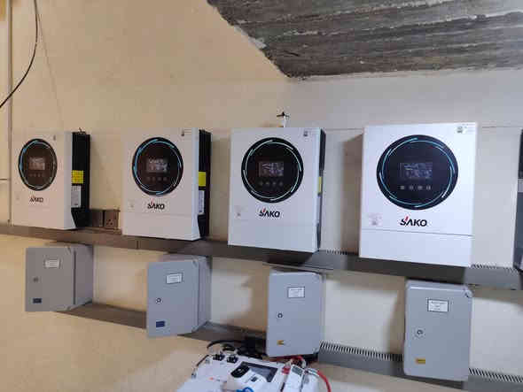 بالحمد تدوم النعم     الحمد لله رب العالمين
منظومة جديدة بقدرة ٣٠ كيلوا واط لتشغيل مدرسة ثانوية بالكامل على الطاقة الشمسية
القدرة التصميمية للمنظومة . ١٣٥ امبير
القدره التشغيلية الحقيقيه للمدرسه ٩٠ امبير 
تصميم وتنفيذ المنظومات
منزلي                    زراعي                         صناعي 
للحجز والاستفسار مراسلة الصفحة أو الاتصال على الارقام التالية
***********
***********
تتوفر خدمة الواتس اب
لسنا الوحيدون لكننا الافضل ان شاء
