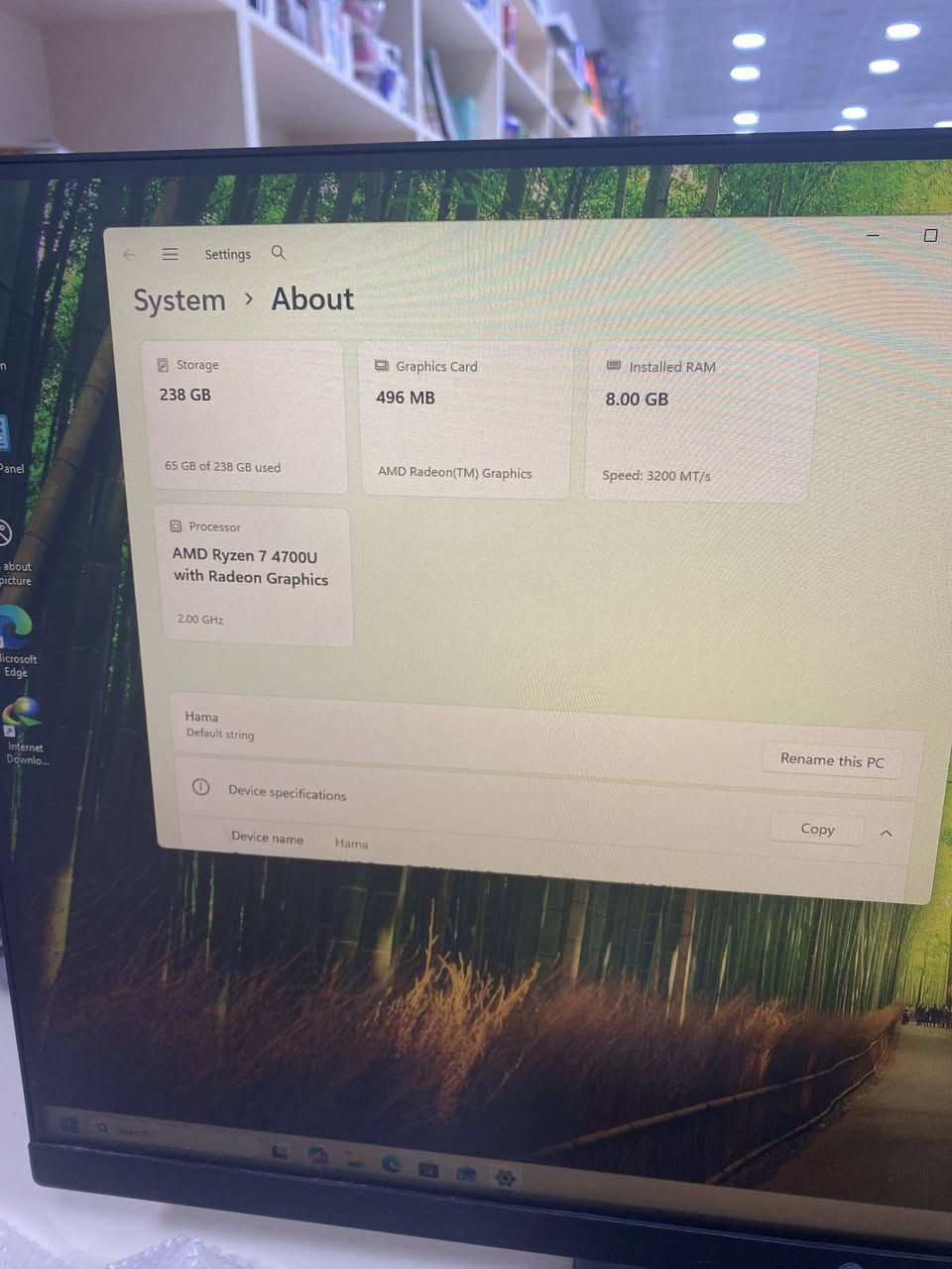 للبيع ١٧٠ الف  توصيل موجود 
mini PC
RAM:8GB/3200MHZ
GPU:512MB
CPU:2GHZ
RAYZEN(7):4700U
HARD:256GB/SSD/NVME
windows:11(active)
microsoft:2024(active)


**إذا كنت صاحب هذا الإعلان وتريد حذفه لأي سبب، رجاءا أرسل رسالة إلى الدعم الفني**