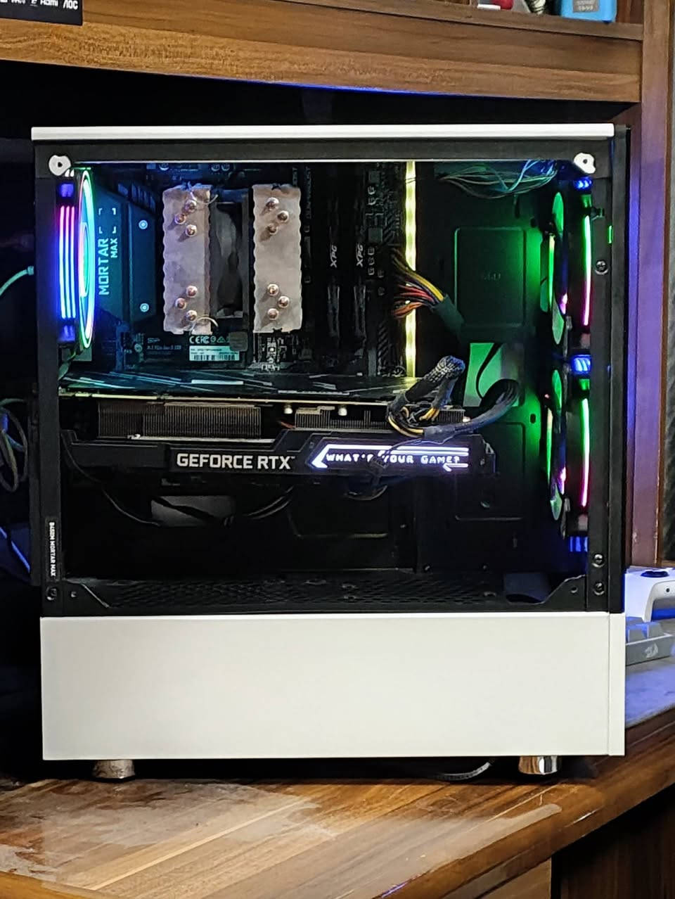 السلام عليكم
تجميعة للبيع (كيس فقط) 
كرت الشاشة : RTX 2070 Super OC Galax 
المعالج :AMD Ryzen 5 3600 
اللوحة الأم : B450 Mortal Max
الرامات : XPG 16gb (2x8)
التخزين : 1Tb m.2
البورسبلاي : 650w
750 الف
بغداد/السبع ابكار تجي تفحص براحتك وتستلم


**إذا كنت صاحب هذا الإعلان وتريد حذفه لأي سبب، رجاءا أرسل رسالة إلى الدعم الفني**