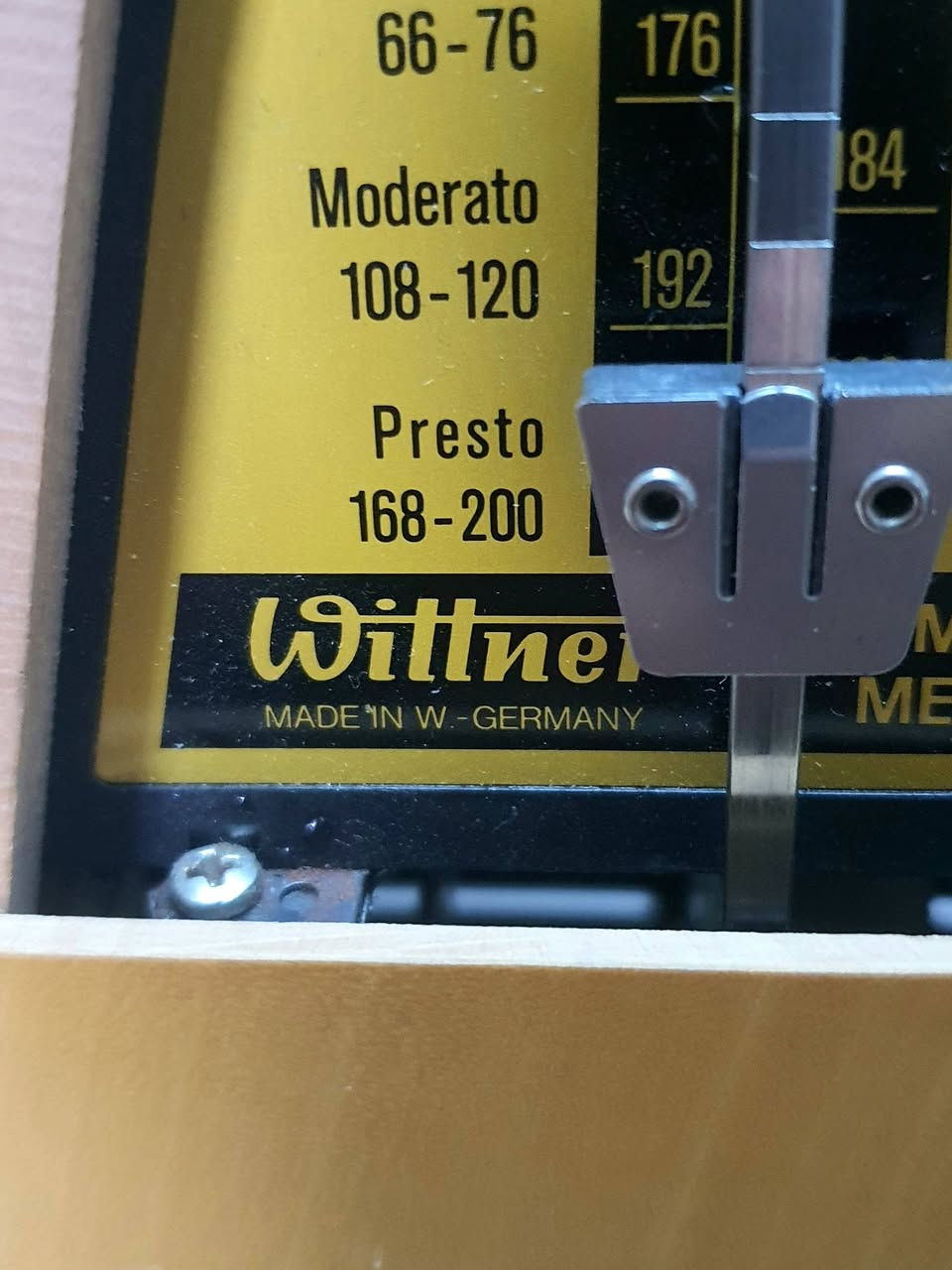 ميترونوم الماني للبيع🎼

السعر 35 الف💵

الموقع موصل الجامعة قرب موصل سبيس مكتب عامر فندر للموسيقى

متوفر توصيل🚗

للتواصل ارقام واتساب

***********

***********
