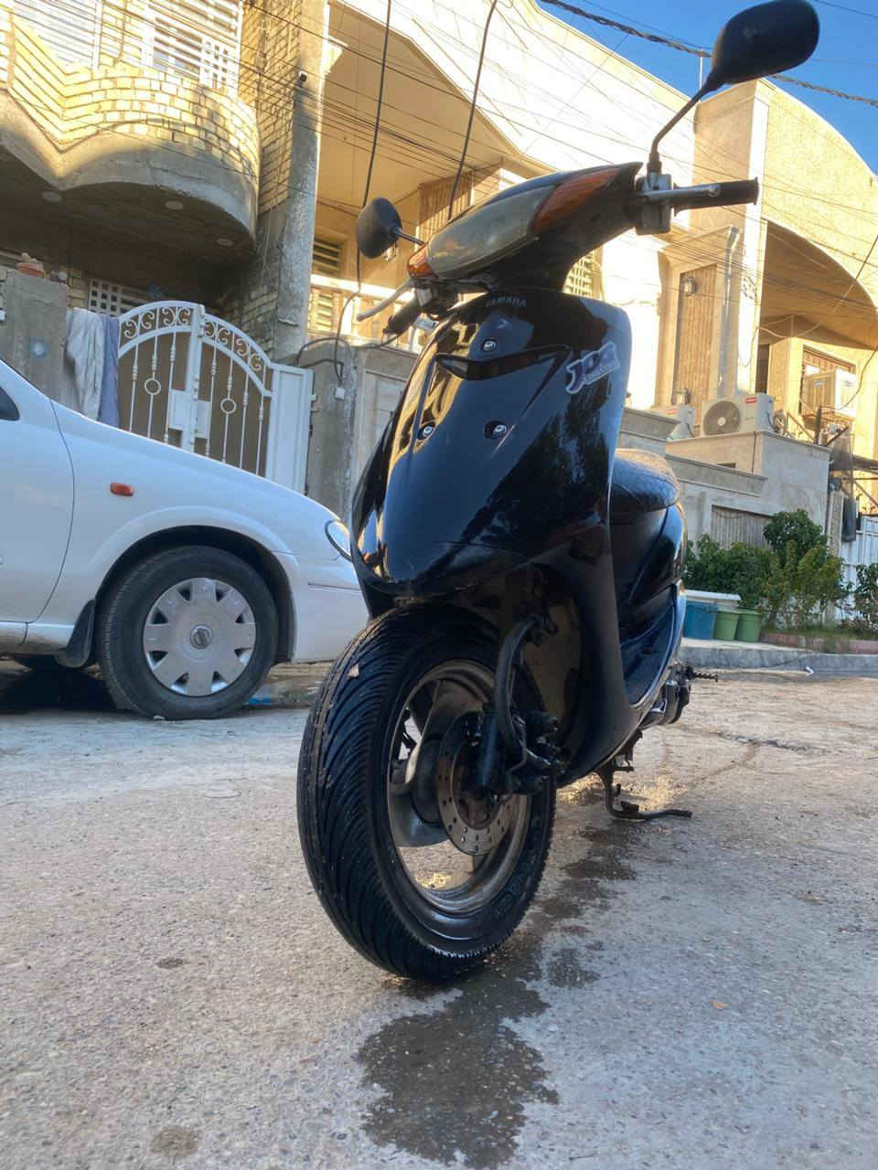 دراجه عصفوريه ياباني فول مواصفات كهربائيات كلها شغاله شركه ياباني مال رمبه الدراجه ما مستخدمه غير شهر السعر ٤٥٠ وبيها مجال الموقع بغداد الشعب حي البساتين شارع الامام علي التواصل *********** او ***********
