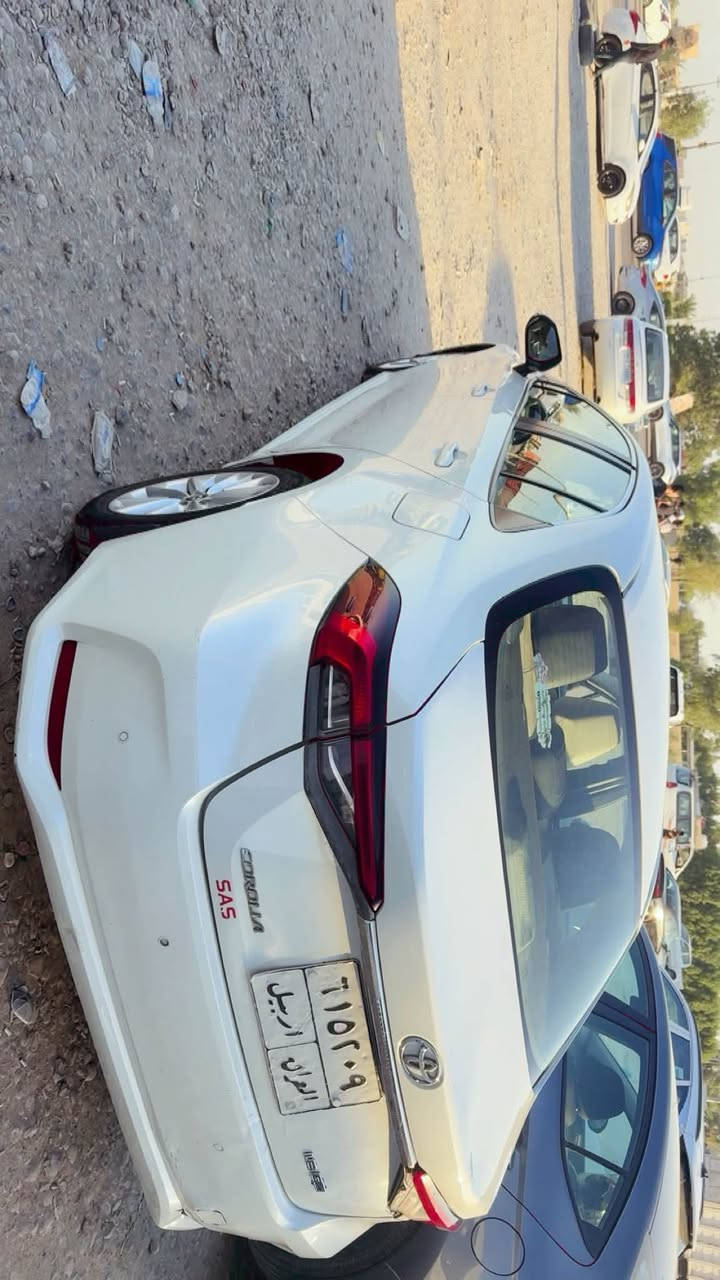 السلام عليكم تيوتا كورلا SAS  موديل 2021
محرك1800L

تخم تاير جديد

تبريد قطعتين

تحكم 

حساس امامي وخلفي

مري شفط

اشارة بالمراية 

السنوية نافذة

بصمة ابواب

صبغ بيها صفحة بدون دواخل  توحيد لون

السعر 133$ وبيها مجال

*********** واسط العزيزية شارع العام
