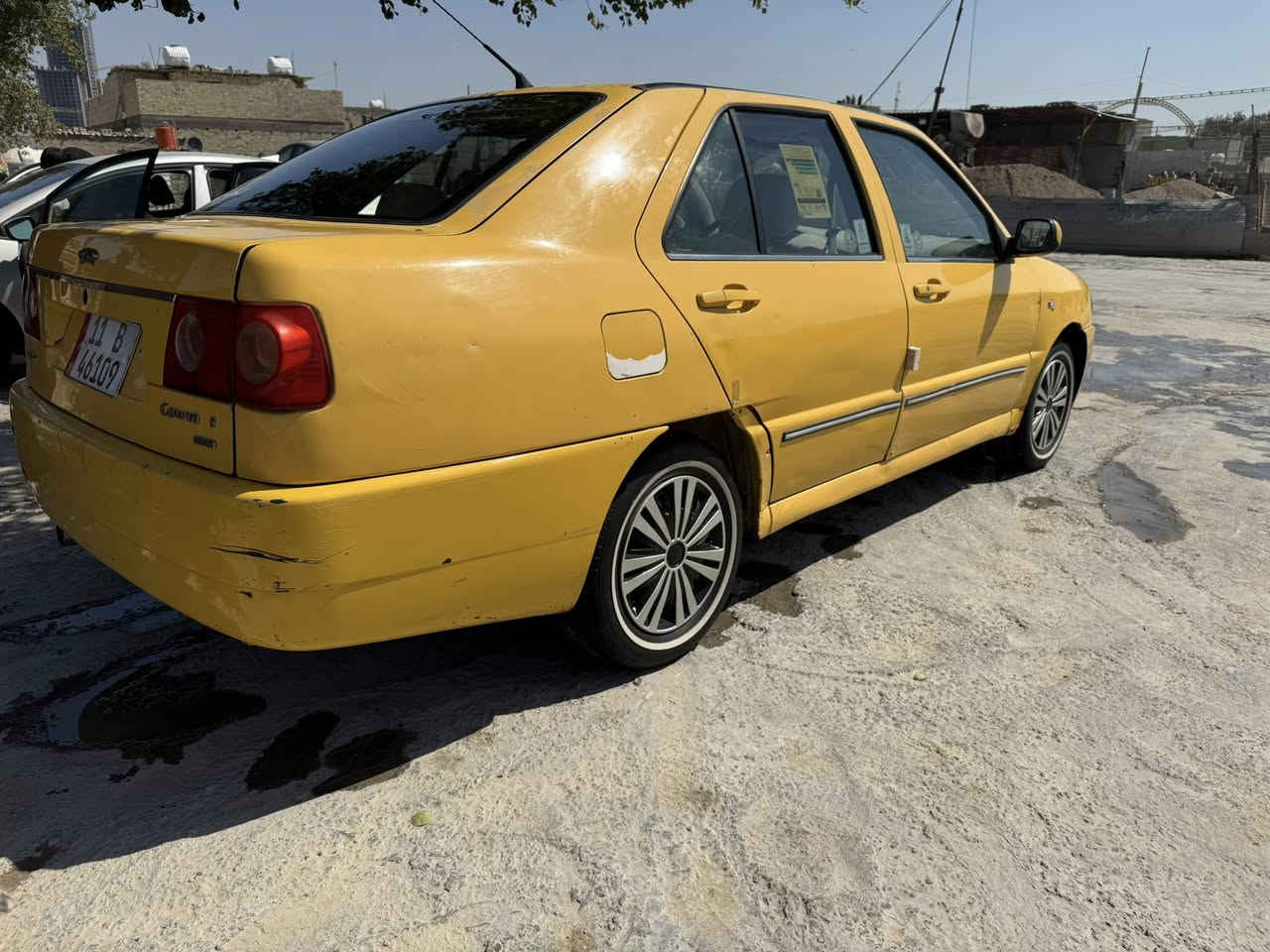 السلام عليكم شيري كوين ١١ محرك وكير بلاديات جدد تحويل مباشر سياره بلاديه رقم انكليزي مصفره هيئه وغرامات تخم تاير جديد ويل كب سياره جاهزه السعر ٢٢ وبيها مجال بغداد الزعفرانيه ***********
