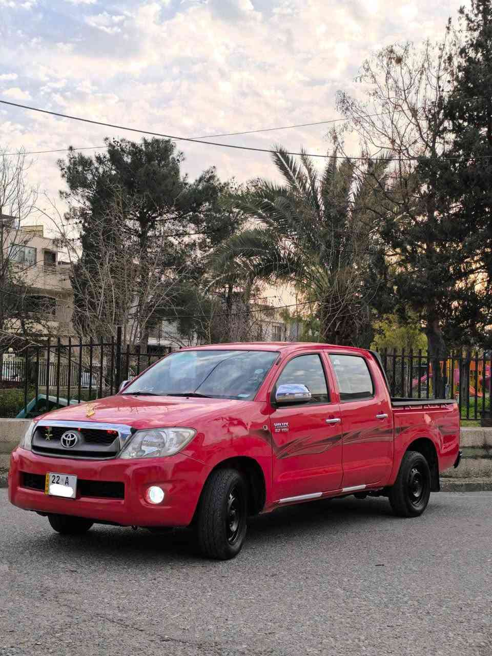 کــــــوردی 
تەنها فرۆشتن بە نقد 

Toyota Hilux 
هایلوکس 
مـــۆدێل / 2011
مواسفات / گێر ئۆتۆماتیک 
مەکینە /(2.7) v.4 چوار پستۆن 
مەکینەی کرایتەوە  
بێ ئێڕباگ ، بێ ناوگرتن
 
 حیزام سبوغ 

نـــــــرخ  (( 165$  )) 

ناونیشان هەولێر
 پەیوەندی واتساپ  

للاستفسار اتصال -8585-105-0777-
0751-015-6134

عربي 
فقط بیع نقد 

Toyota Hilux 
تويوتا هاي لوكس

مــــــــودیل/2011
مواصفات/  أوتوماتك
محرك / 2.7/ v.4 أربع سلندر
محرك مفتوح 
بدون ایرباك ، بدون دواخل
حزام صبغ 

سعر   (( 165 $  )) 
عنوان اربیل ، للاستفسار 

للاستفسار اتصال -8585-105-0777-
0751-015-6134
— in Irbil. أربيل, العراق
