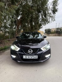 نيسان ماكسما 2017 بلتينوم  فول 1/1  ضرار دعامية واربع اصابع بل جاملغ ص...