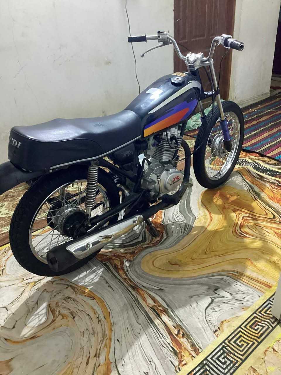 .
سلام عليكم دراجة حربية شاصي نامة 2018 مصبوغ ومكينة رابيدو 2022 
نهظة ومعدل وفصلة فول الدراجة ( كلك كلك ) اكفلك من السرقة وعشاير 
سعرها خاص بدون كسران سعر فدوه رحتلك 
***********
