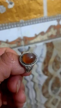 فضة • محبس • عقيق يماني