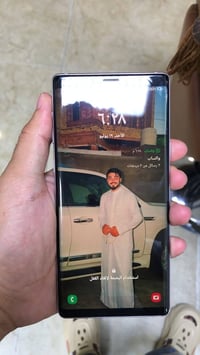 بسم الله الرحمن الرحيم سامسونج نوت ٩ شخط مابي  كفاله عامه من التصليح و...