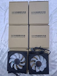 مراوح ARGB • ٧ قطع • هاب موجود