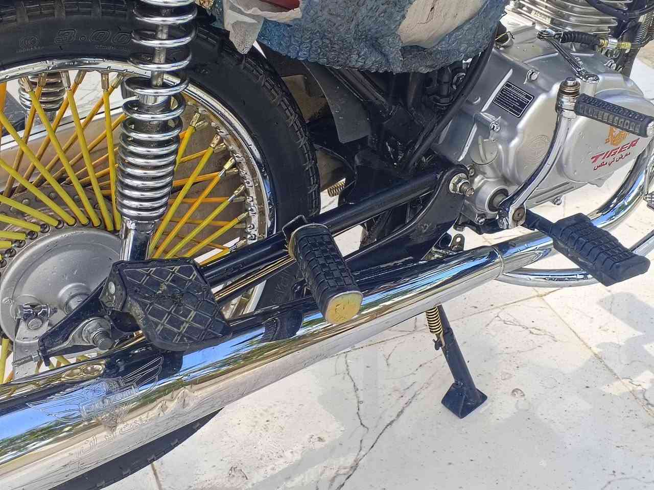 دراجة تايگر 2023
محرك مامضروب صبانة ☑️
مابيها اي عيب كلشي شغال
مكفولة عدم سرقة 
السعر 500 وبيها مجال قليل 🤍 

***********
