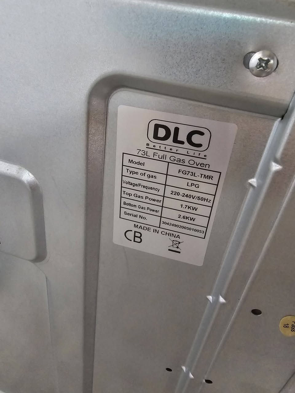 السلام عليكم للبيع فرن DLC بلتن غازي نظيف جداً 
السعر ١٧٠ الف
بغداد - المنصور 
***********
