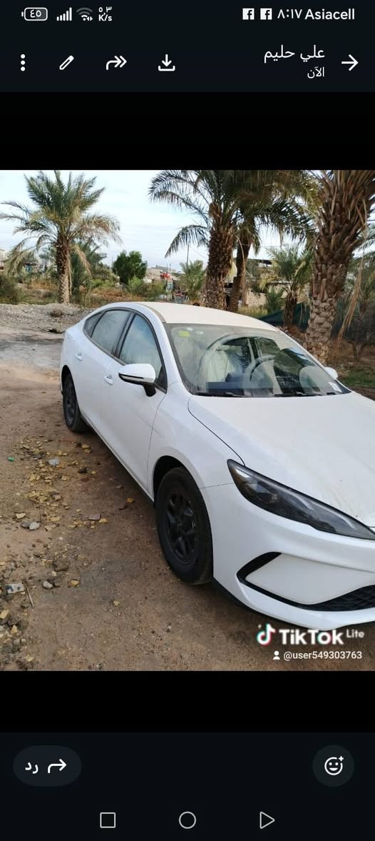 السلام عليكم سياره بي واي دي للبيع سياره زيرو ما ماشي سعر 120 وابي مجال تحياتي للجميع ***********
