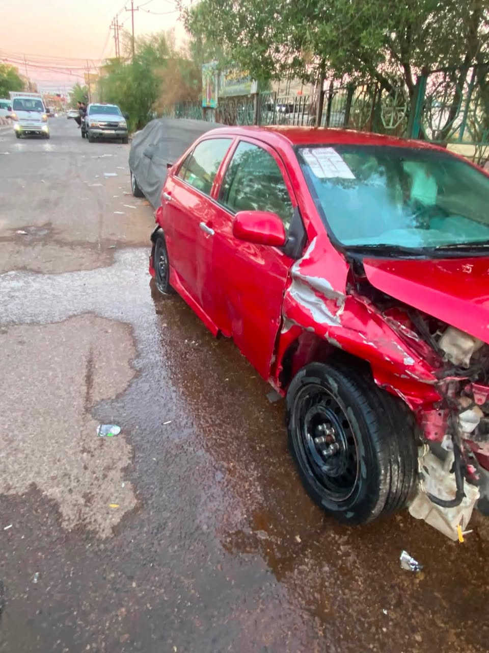 سلام عليكم
كورله موديل ٩ بيهه حادث 
ابيع عله وضع شغاله وتمشي
مكان السياره بغداد الكاضميه 
سعر ٦٠ رقم ***********
