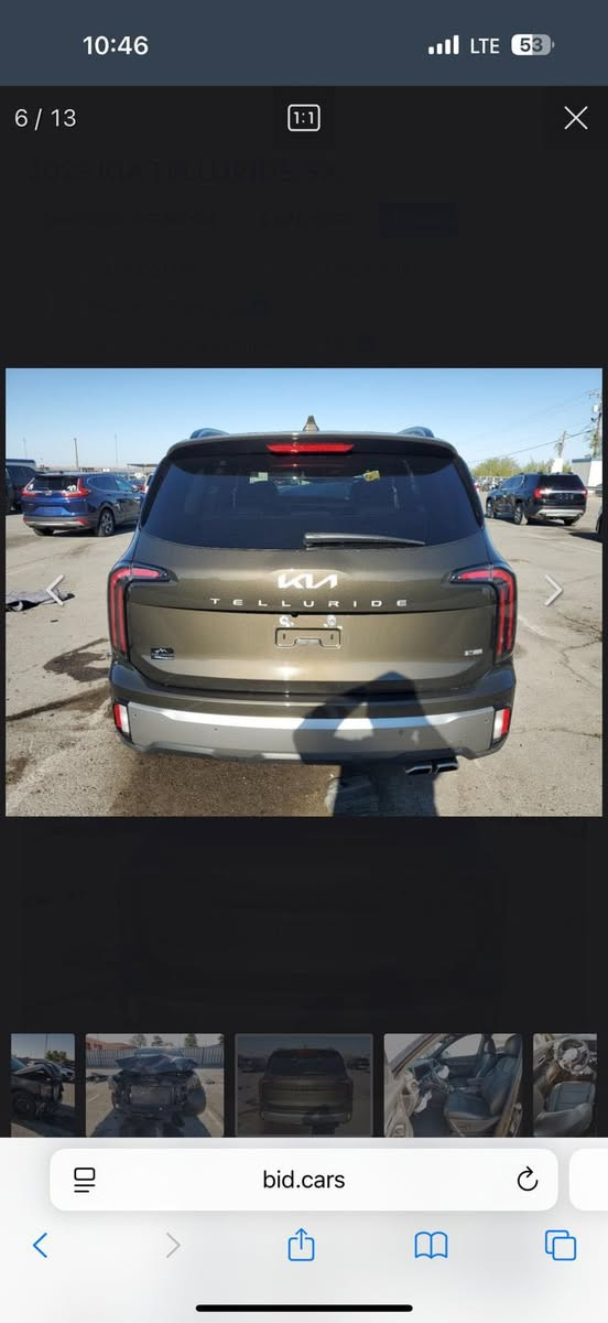 ياالله

السلام عليكم كيا تيلورايدوارد امريكي موديل 2023

Kia TellurideSX 3.8L

المسافه المقطوعه  3400الف كيلو  

          حجم المكينه : 3800    V6

           حالة الايرباك :دركه

الضرر : بنيد فقط صبغ مع جاملغ بارد 

#الموصفات 

1. شاشه 

2. كامرا

3.لايتات لد

4. بصمه 

5. كشنات جلد اسود

6. هندبريك بصمه 

7. رادار تحديد مسار

8. رادارات 

9.فور ويل 

10. اوتو ستوب

11. حساسات خلفي امامي

12.اوتو هولد 

13. اشاير بالمري 

14.بكلايت لد

15. نظام ايكو + نظام تزحلق

16. فتحتين سقف

17. هيترات بالكشنات حار بارد

18.كامرات 360

19.كامرا بالمرايا

20.بردات خلفيه

21.سبعه راكب

22.كشن السايق كهربائي

23.كشنات خلفيه منفصل 

24.كشافات

25.سقف فتحتين 

26.ويل كب

فول مواصفات 1/1 جاهزه مرقم بغداد 

مكان السياره  بغداد شارع فلسطين 

***********  واتساب
